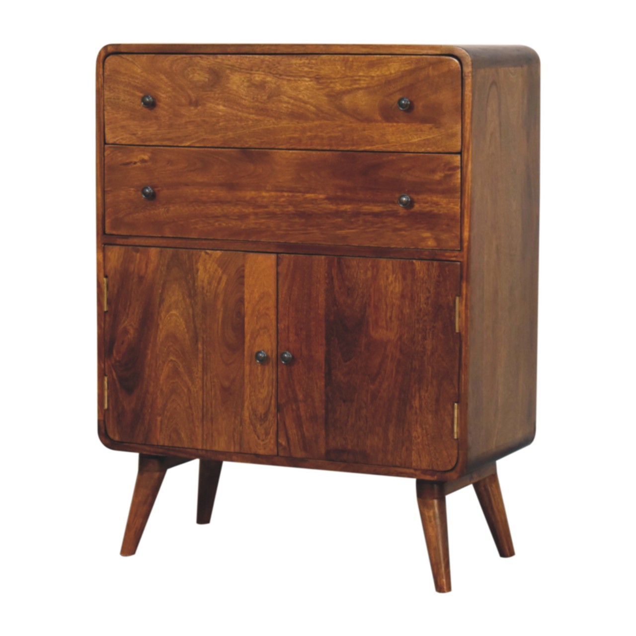 IN3944-2.jpg Curved Nordic Charm Cabinet - Image 3
