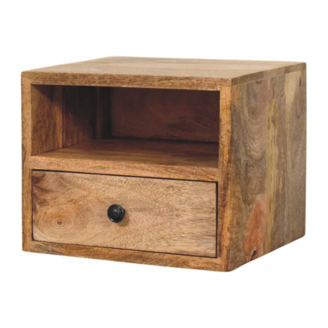 IN3965-3.jpg Solis 1-Drawer Oak-ish Wall Mounted Nightstand - Image 3