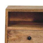 Solis 1-Drawer Oak-ish Wall Mounted Nightstand - Image 4