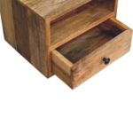 Solis 1-Drawer Oak-ish Wall Mounted Nightstand - Image 7