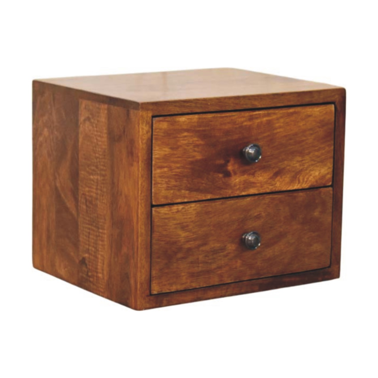 IN3967-2.jpg Solis 2-Drawer Chestnut Wall Mounted Nightstand - Image 2