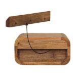 Avora Mini Wall-Mounted Oak-ish 1 Drawer Nightstand - Image 8