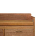Oxford Oak-ish 2 Drawer Storage Bench - Image 4