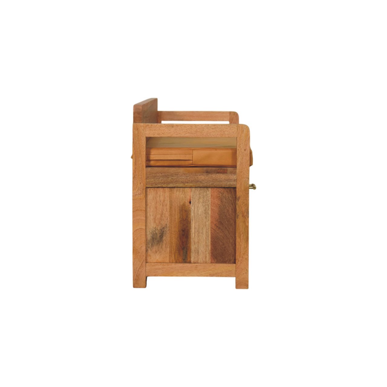 IN3971-8.jpg Oxford Oak-ish 2 Drawer Storage Bench - Image 8