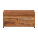 Oxford Oak-ish 2 Drawer Storage Bench - Image 9