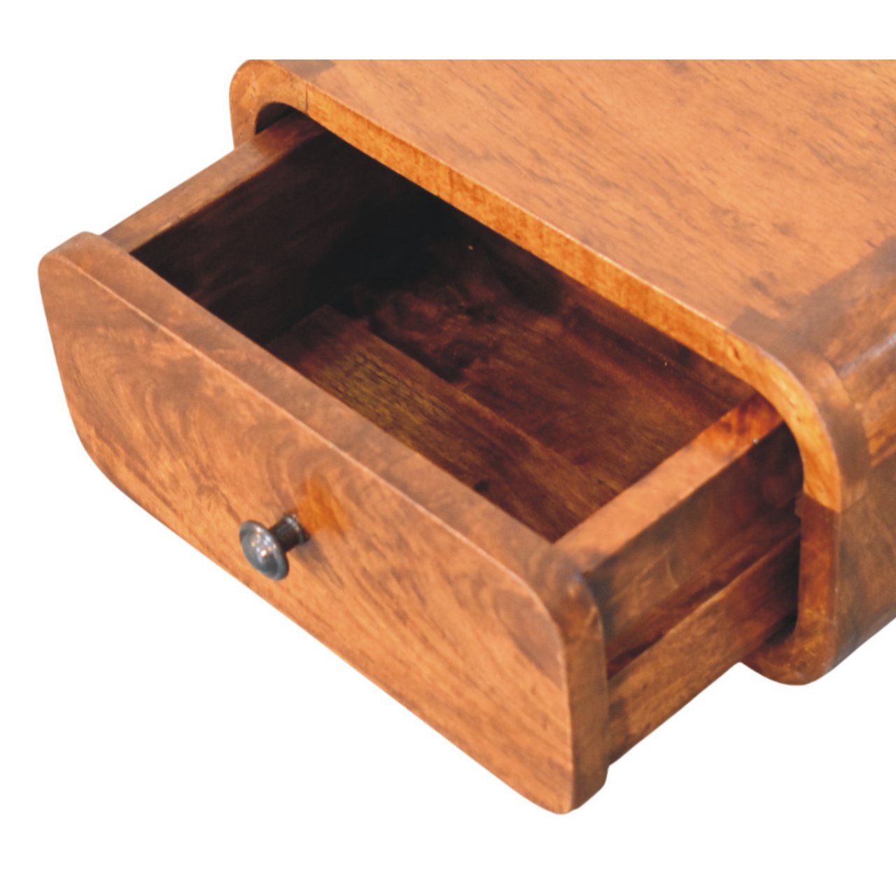 IN3975-7.jpg Avora Mini Wall-Mounted Chestnut 1 Drawer Nightstand - Image 6