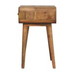 Avora Oak-ish Nightstand with 1 drawer - Image 7