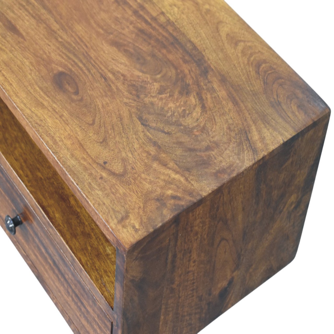 IN4006-6.jpg Lunar 2 Drawer Chestnut Wall Mounted Media Unit - Image 5