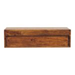 Lunar 2 Drawer Chestnut Wall Mounted Media Unit - Image 8