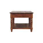 Turned legs Chestnut 2 Drawer Coffee Table - Image 8