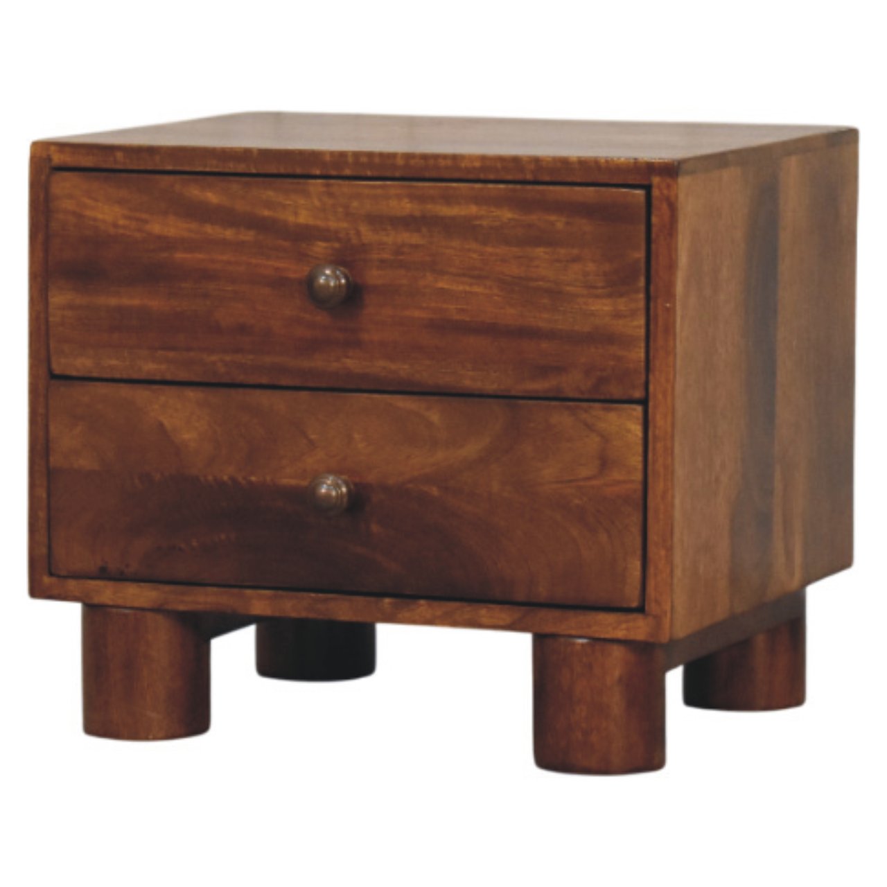 IN4026-2.jpg Tula 2 Drawer Chestnut Nightstand - Image 1