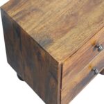 Tula 2 Drawer Chestnut Nightstand - Image 3