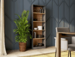 Onyx R60 Classic Bookcase in Anthracite / Artisan Oak - Image 4