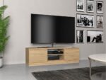 TV Stand Dalton 120 Artisan Oak - Image 5