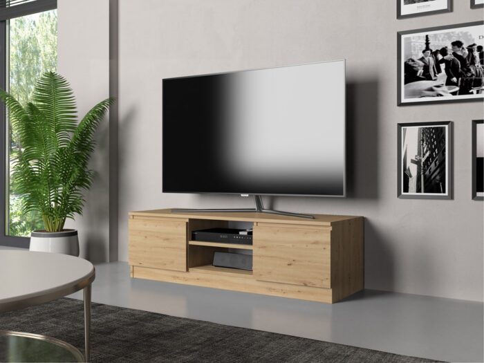 TV Stand Dalton 120 Artisan Oak - Image 6