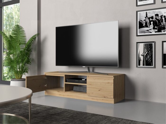 TV Stand Dalton 120 Artisan Oak - Image 7