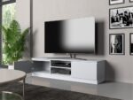 Malwa 140 Modern TV Unit in White Matt - Image 5