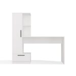 Cosmo Desk & Bookcase Set – White - Image 10