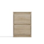 Karo K2 Modern Bedside Table in Sonoma Oak - Image 5
