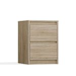 Karo K2 Modern Bedside Table in Sonoma Oak - Image 8