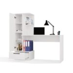 Cosmo Desk & Bookcase Set – White - Image 2