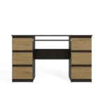 Kuba Study Desk – Anthracite & Oak Effect - Image 5