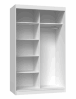 Wardrobe Elara 120B White - Image 2