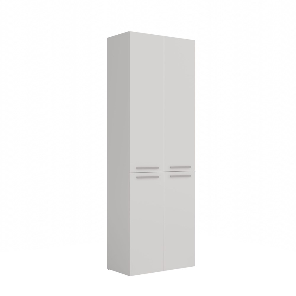 Kopia-brylki0007 Nel 1K/DD Tall Bathroom Cabinet in White Matt - Image 3