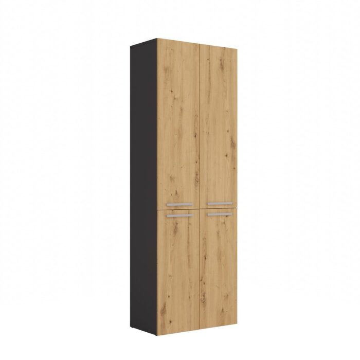 UrbanEdge Bathroom Tower Anthracite Oak - Image 2