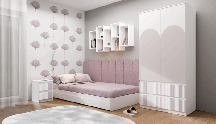Vero M2 Nightstand – Pink Edition - Image 4