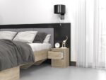 Vero M2 Classic Bedside Cabinet – Sonoma Oak - Image 7