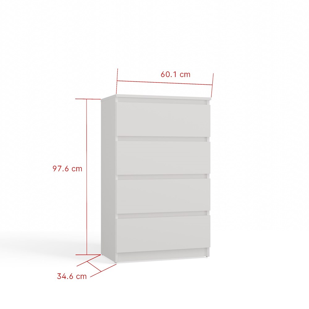 M4-60_20wymiary_ Malwa M4 Slim Tallboy - White - Image 11