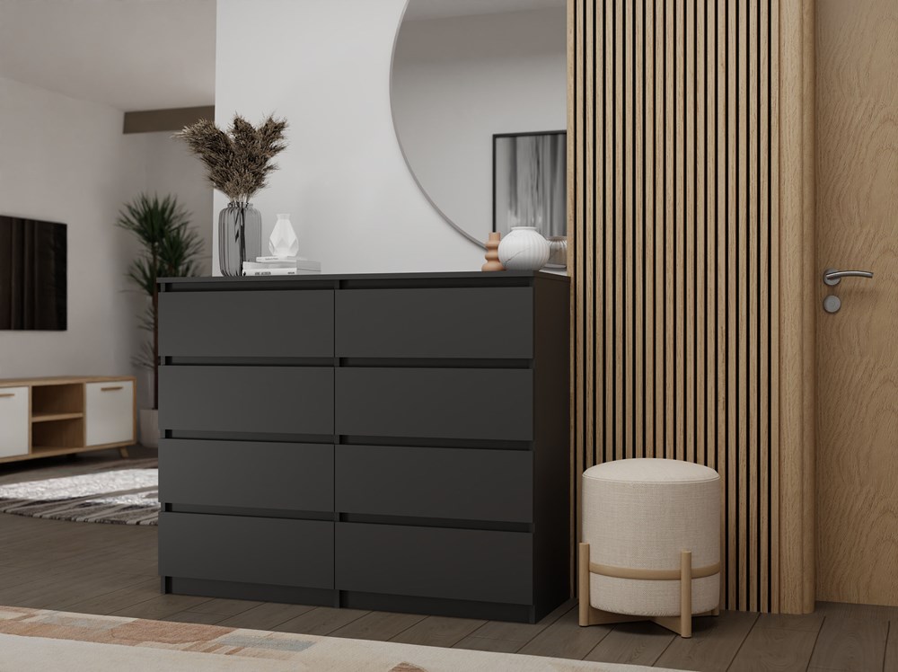 M8-120_czern_2 Malwa M8 Dresser - Black - Image 10