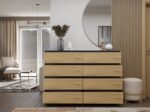 Malwa M8 Dresser - Anthracite & Artisan Oak - Image 12