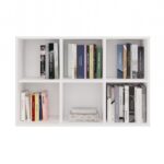 Grid Mini 2x3 White Bookcase - Image 9