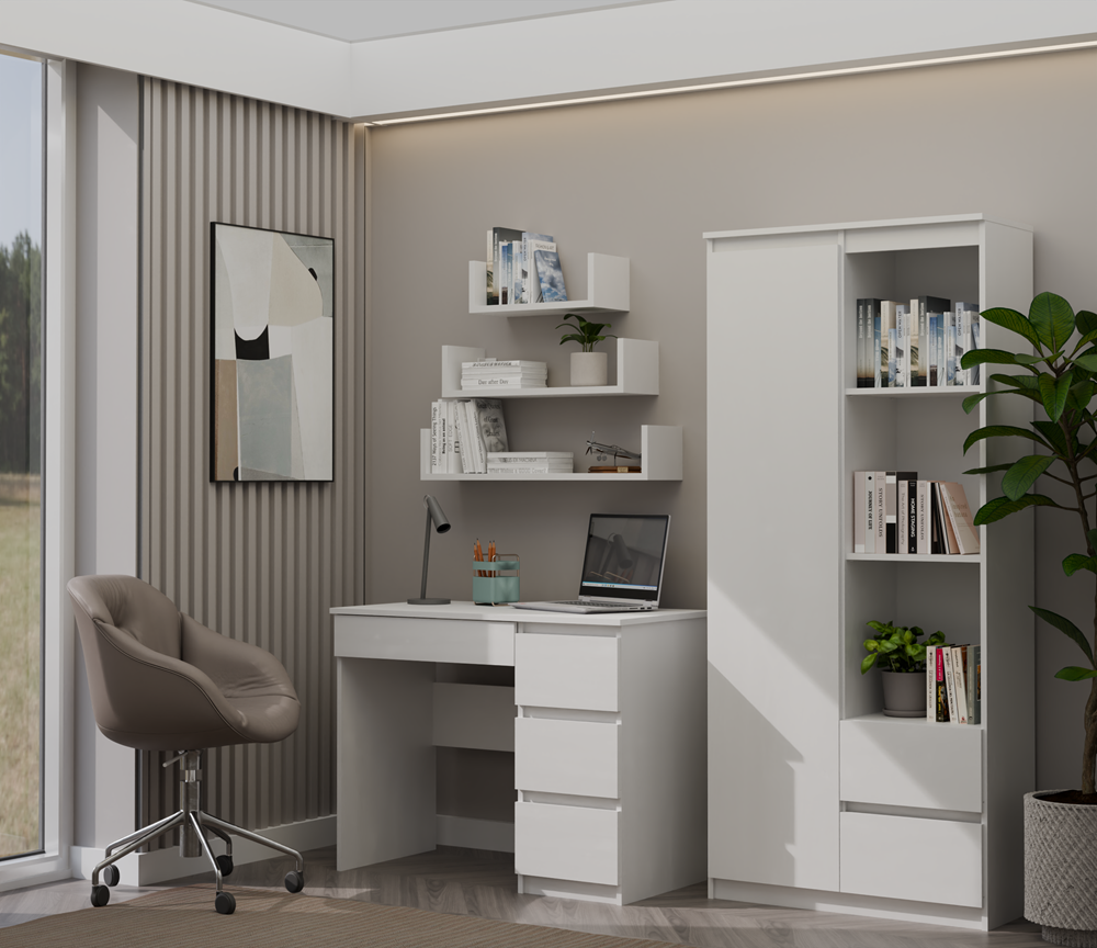 MIJASBIURKOBIELPRAWO.2tif Mijas Right Desk - White - Image 6