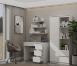 Mijas Right Desk - White - Image 7
