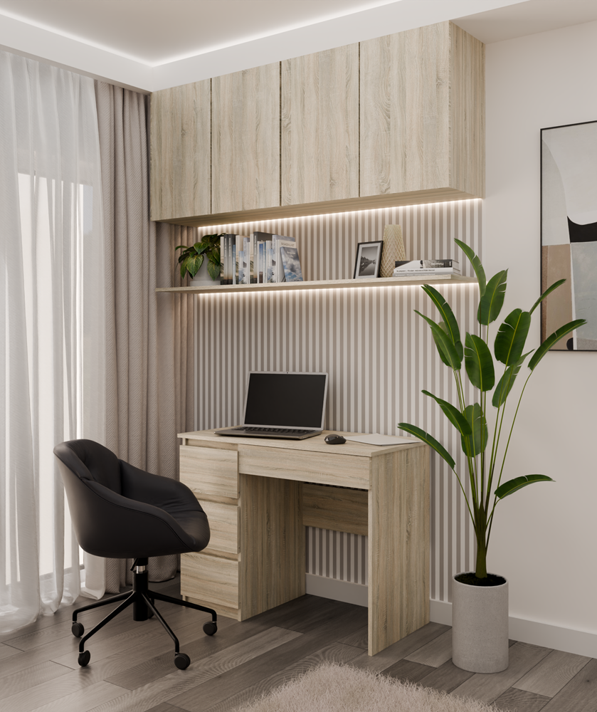 MIJASBIURKOSONOMA_ Mijas Left Desk - Sonoma Oak - Image 6