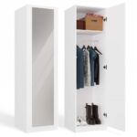 Wardrobe Liora 50 Mirror White