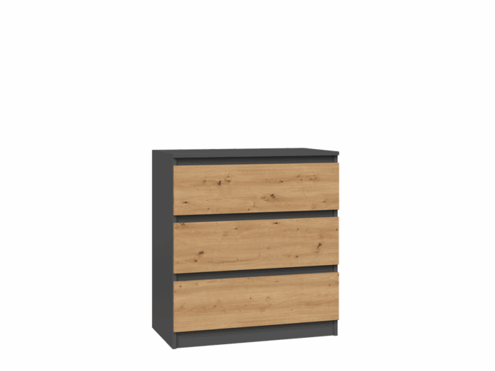 Malwa M3 Compact Cabinet – Anthracite & Oak - Image 1