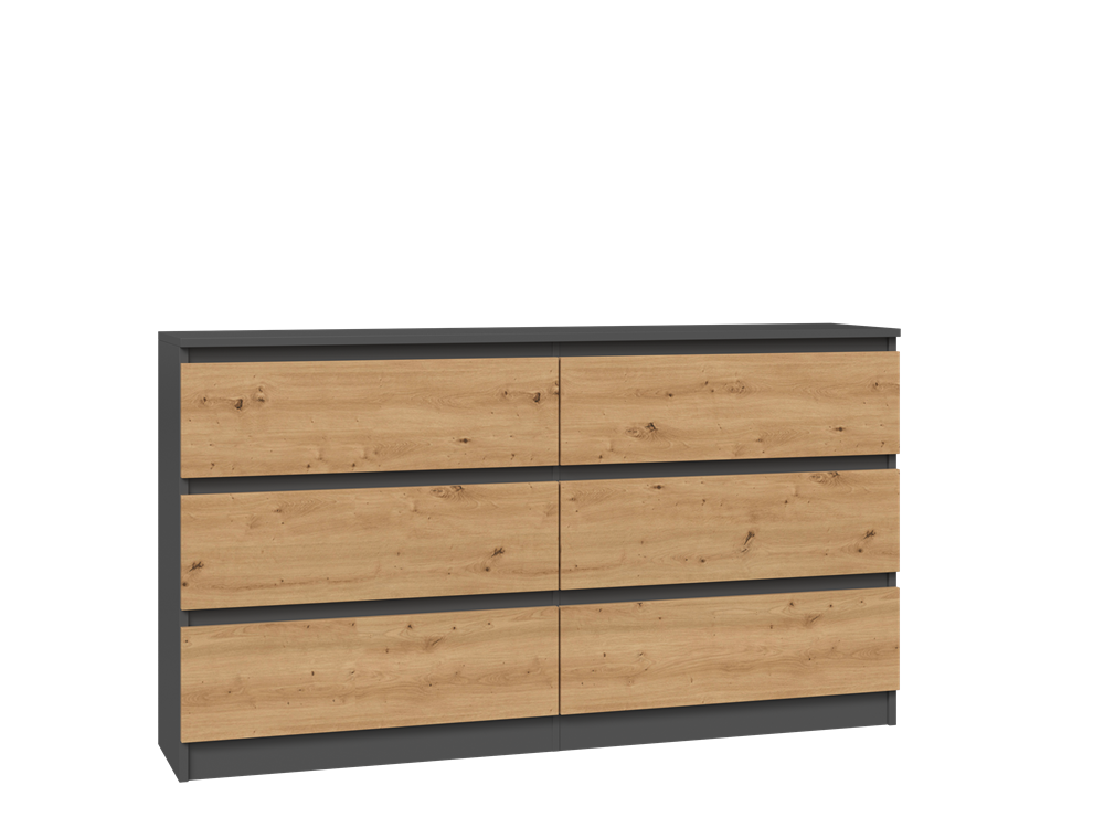 M_6_140 Malwa M6 Dresser - Anthracite & Artisan Oak - Image 1