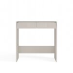 Marina Slim Desk with 2 Drawers – Beige - Image 9