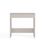 Marina Slim Desk with 2 Drawers – Beige - Image 6