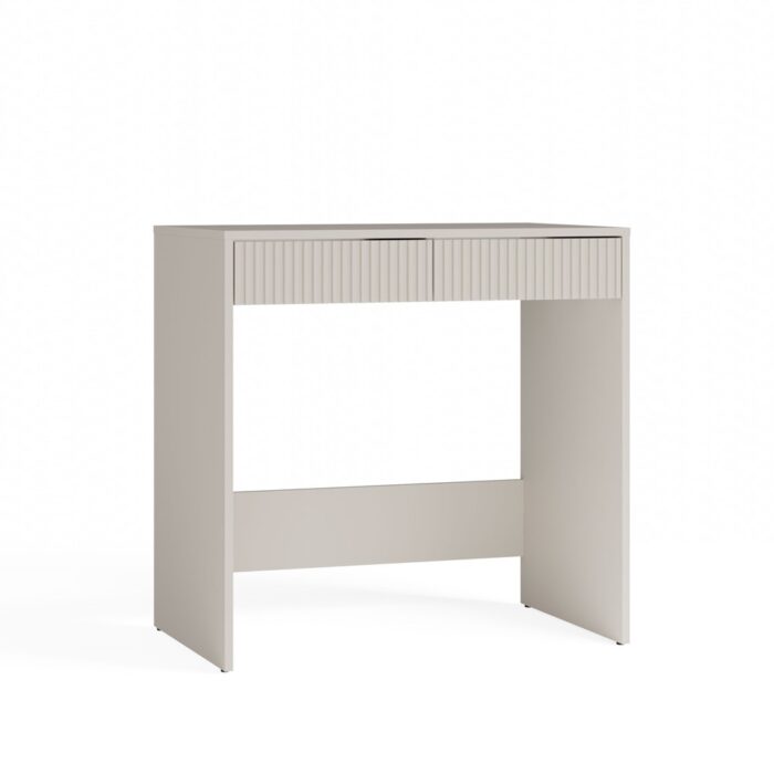 Marina Slim Desk with 2 Drawers – Beige - Image 10