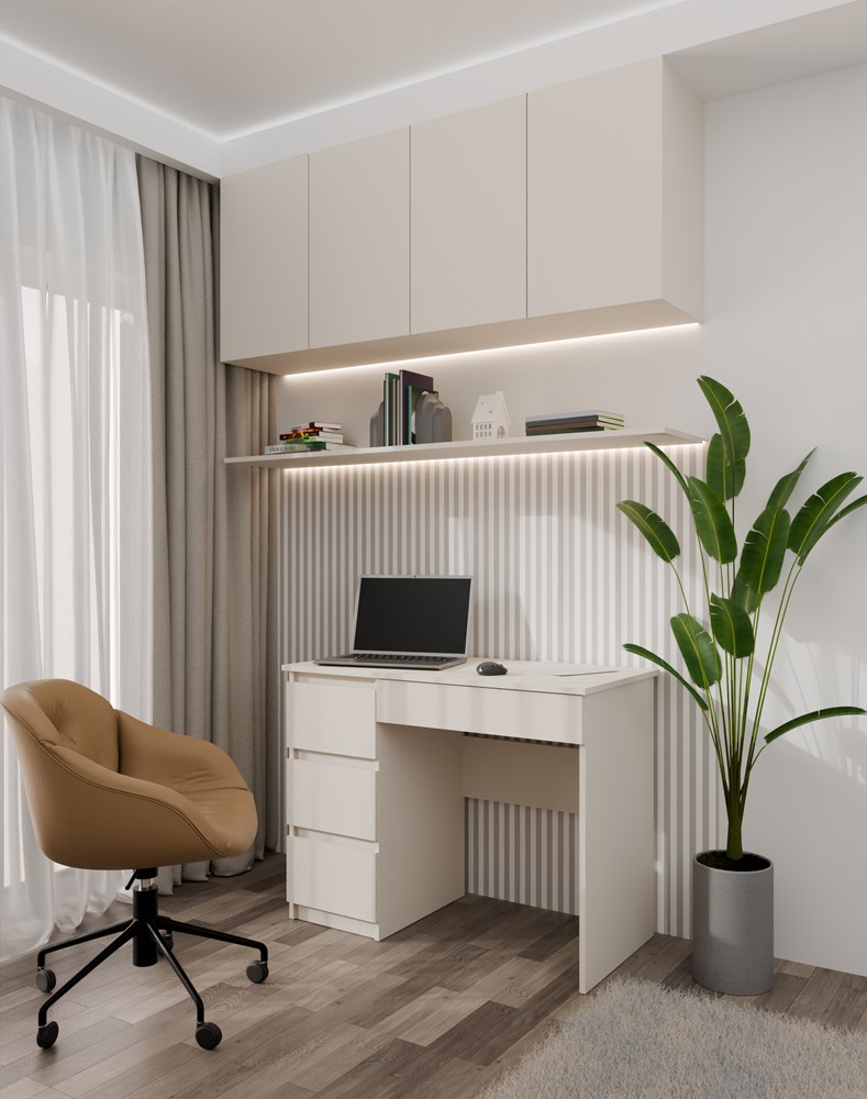 Mijas_L_kaszmir Mijas Left Desk - Cashmere Beige - Image 3