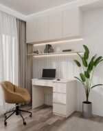 Mijas Right-Hand Desk – Cashmere Beige - Image 3