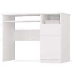 Porto Right-Side Desk – White Finish