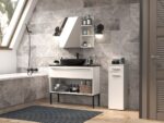 Pureline Tall White Cabinet - Image 6
