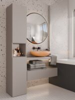Claytone Tall Bathroom Cabinet - Image 2