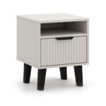 Skandic Slim Nightstand – Beige Finish
